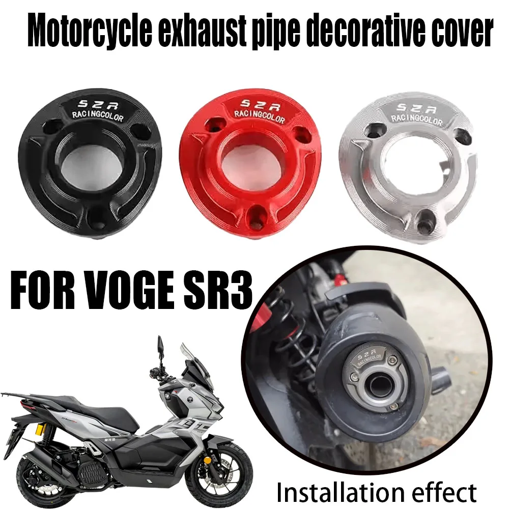 

Motorcycle Accessories Exhaust Pipe Cover Air Intake Cover Tail Cover Decoration For 2024 2025 VOGE SR3 SR 3 sr3