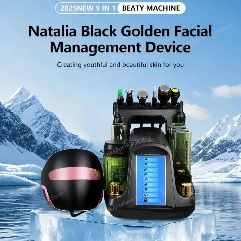 

2025 Best Selling Hydro Facial 9 in 1 Ultrasonic Cavitation Beauty Machine for Lifting Cleansing Hydrotion beauty skin care hifu