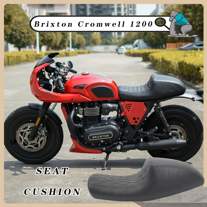 Customized Retro Motorcycle Seat Cushion Camel Hump For Brixton Cromwell 1200 GK1200 Waterproof Prevent Scratches Cushions