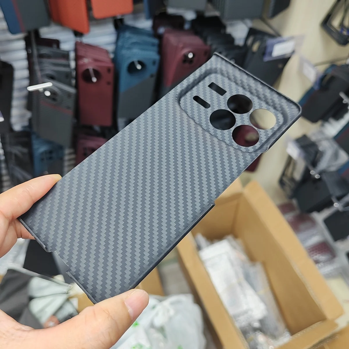 Real Genuine Aramid Carbon Fiber Phone Case For Xiaomi Mix Fold 4 Fold4 Ultra Thin Shockproof Light Bumper Frame Shell Cover - Image 6