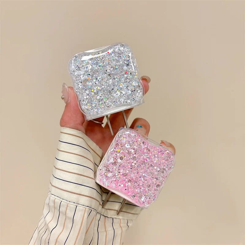 Y2k Pink Glitter Silicone Charger Case For IPhone 11 13 14 15 18W-20W Fast Charge Protection Cover Charger Sleeve Accessories