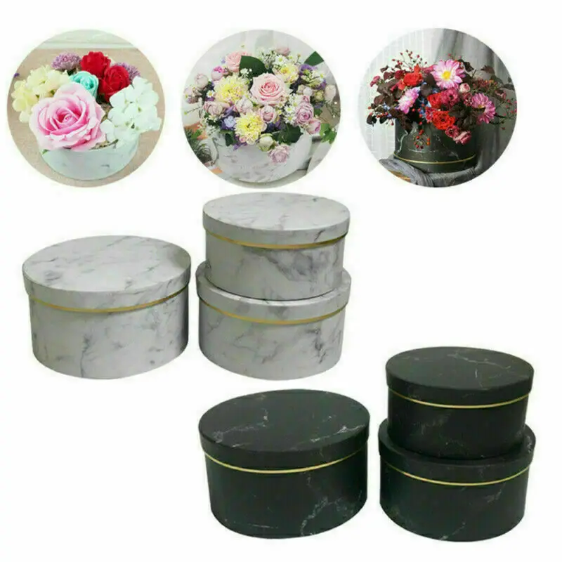 

1/3Pcs Florist Hat Boxes Xmas Flower Bouquet Plant Living Vase Gift Box Wedding Florist Packing Box For Valentine's Day Gift