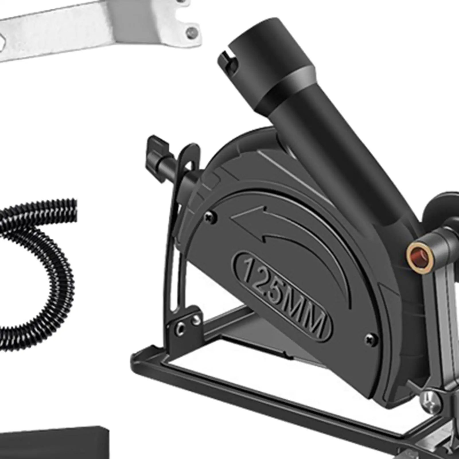 Angle Grinder DIY Stand Holder Support Bracket Iron Base for 100 125 Machine Adjustable Cutting Depth 0 40mm Dustproof Bag