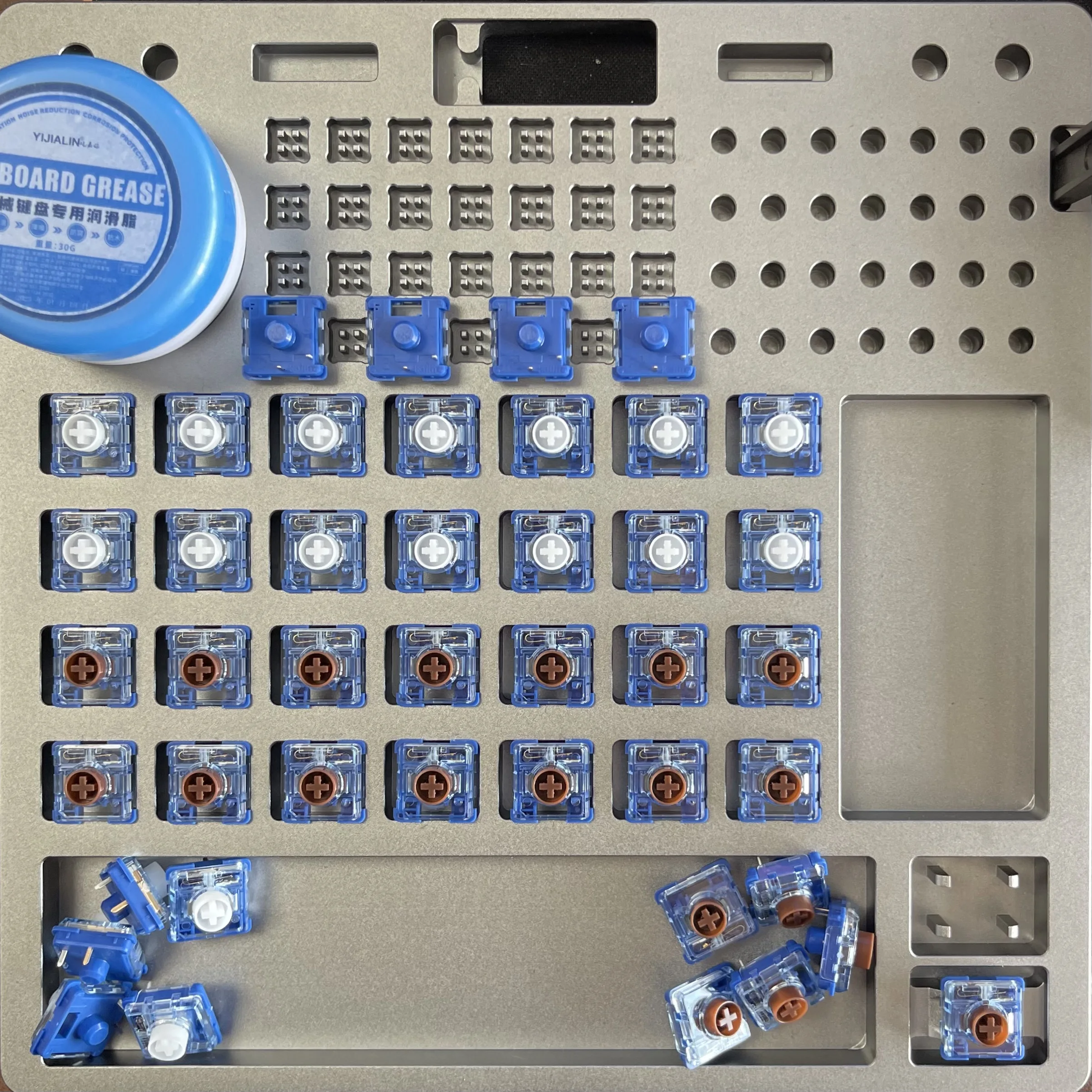 Kailh Sakelar Keyboard Profil Rendah Senyap Laut Dalam untuk Sakelar Keyboard Mekanis MINI 1353Hitbox Pendaratan Paus Pulau Laut Dalam