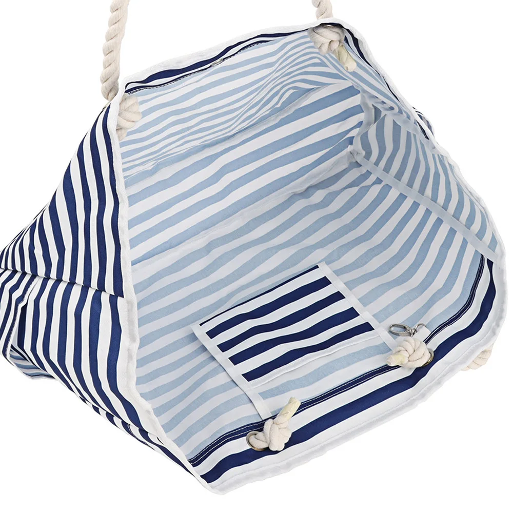 Borsa da spiaggia da donna Extra Large borsa a tracolla in tela impermeabile Stroage borsa da viaggio palestra nuoto Beach Holiday Man Shopping Bag