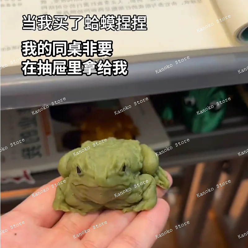 Kröte, Kneifen, Musik, Tiersimulation, gleiche Dekompression, Frosch, Handmalerei, Trick, um Wut zu belüften