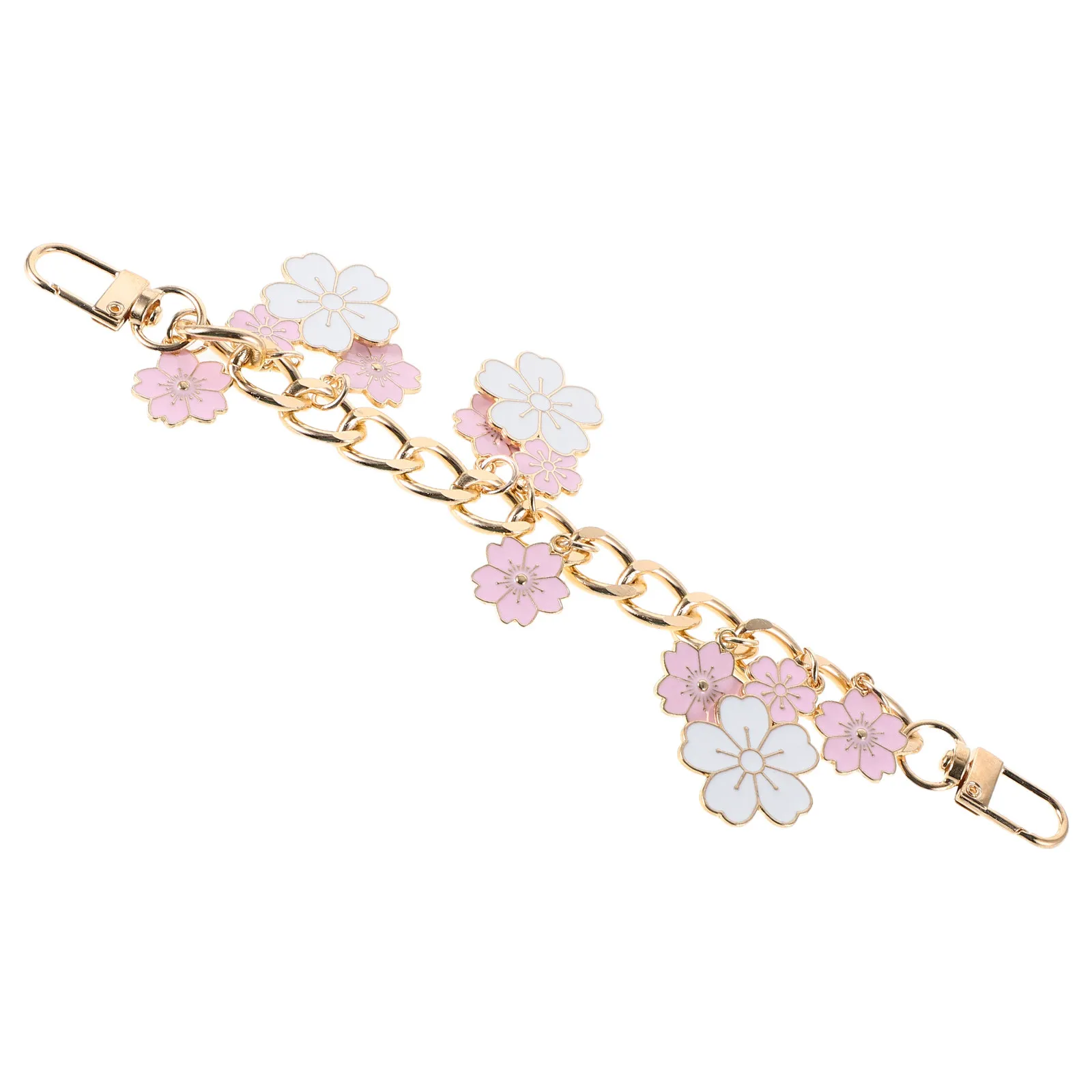 Bag Straps for Handbags Metal Buckle Chain Wallet Extender Charms Decorative Chains