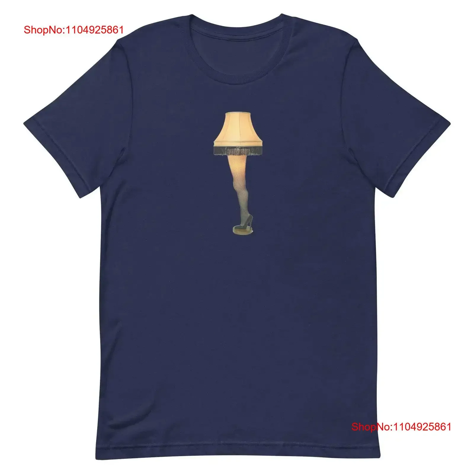 

A Christmas Story Leg Lamp T Shirt Classic vintage Washed streetwear Slightly Soft Comfortable designer clothes Stretched