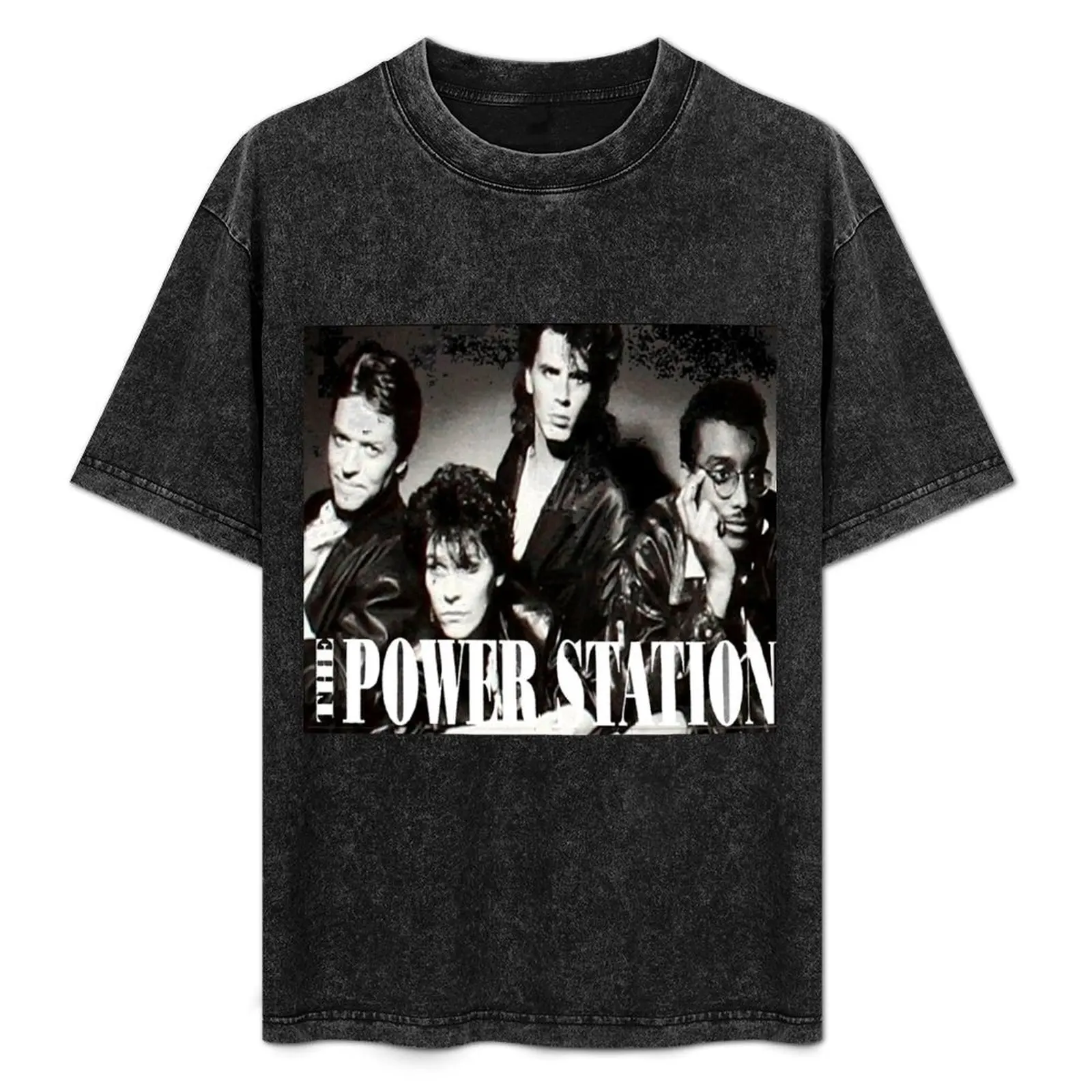 Power Station Premium T-Shirt Simple Casual Short Sleeve Tee