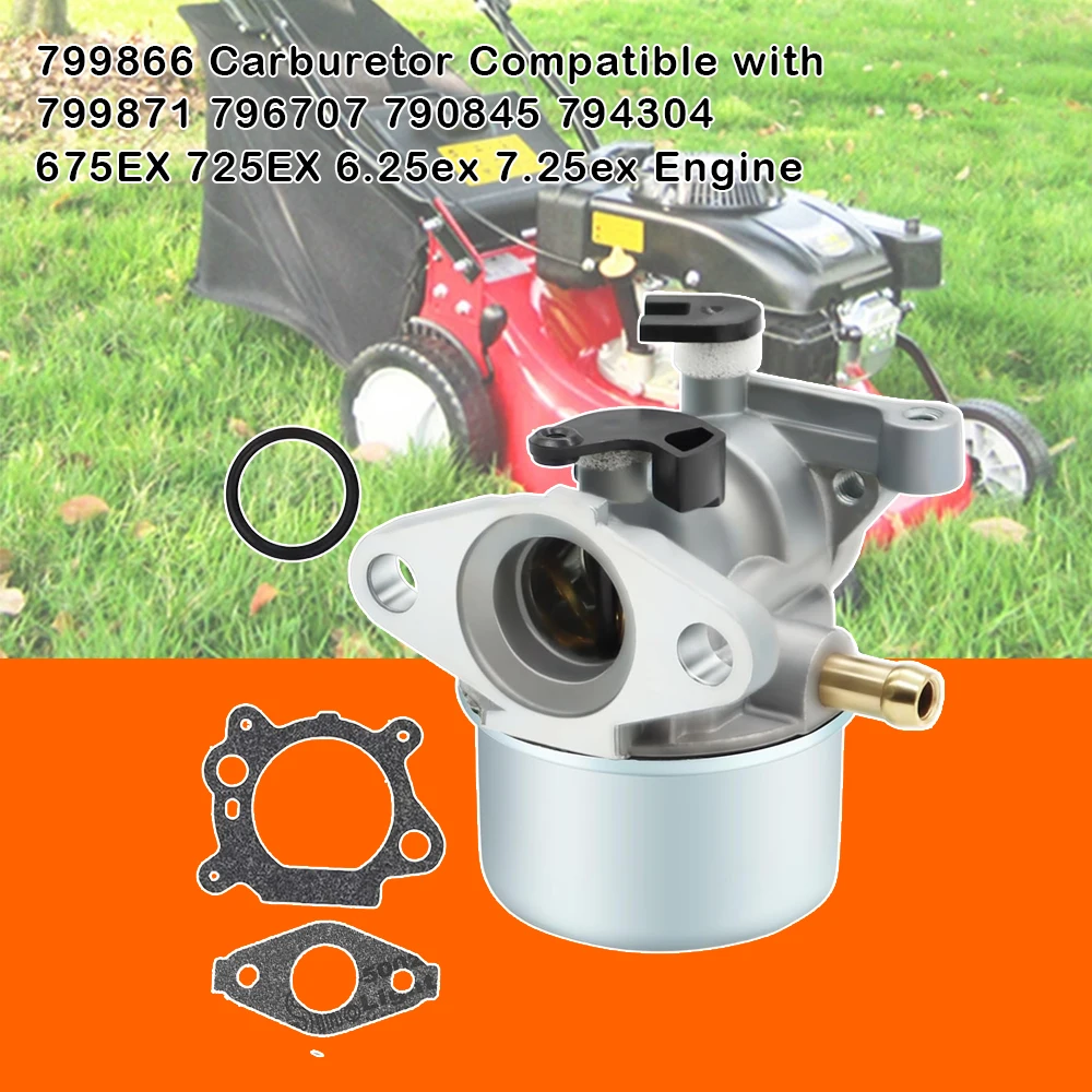 799866 Carburetor for Briggs & Stratton 790845 799871 796707 794304 128L05 128L07 128M02 12H800 22