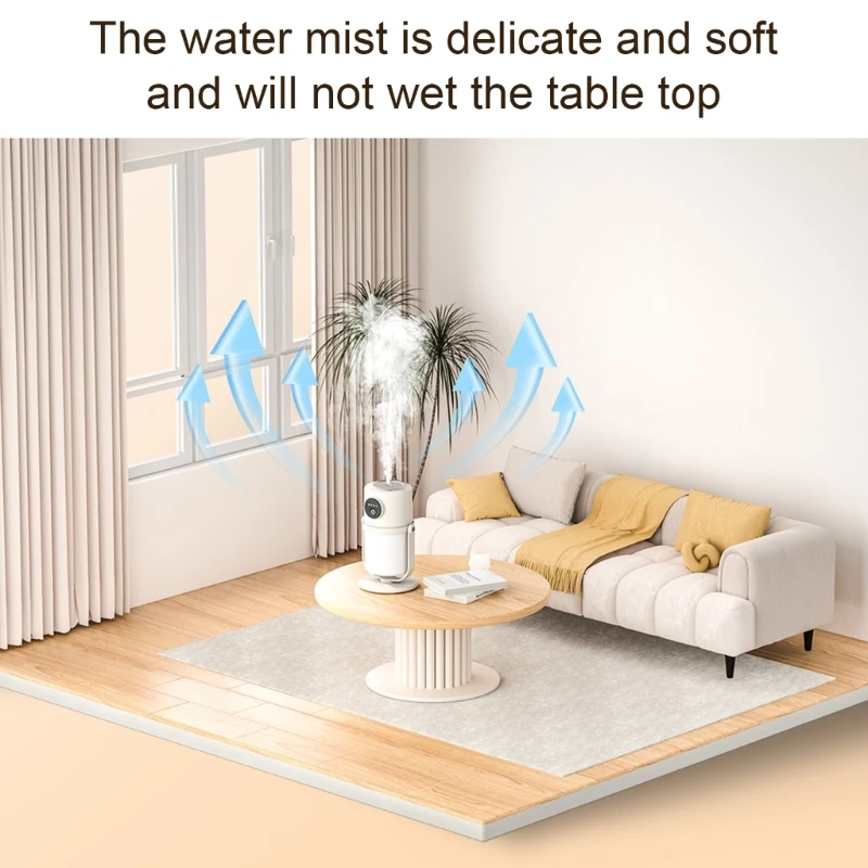 Desk Humidifier 280ML Capacity Air Humidifier Relaxing Humidifier Humidifier Suitable for Home and Offices Car Use