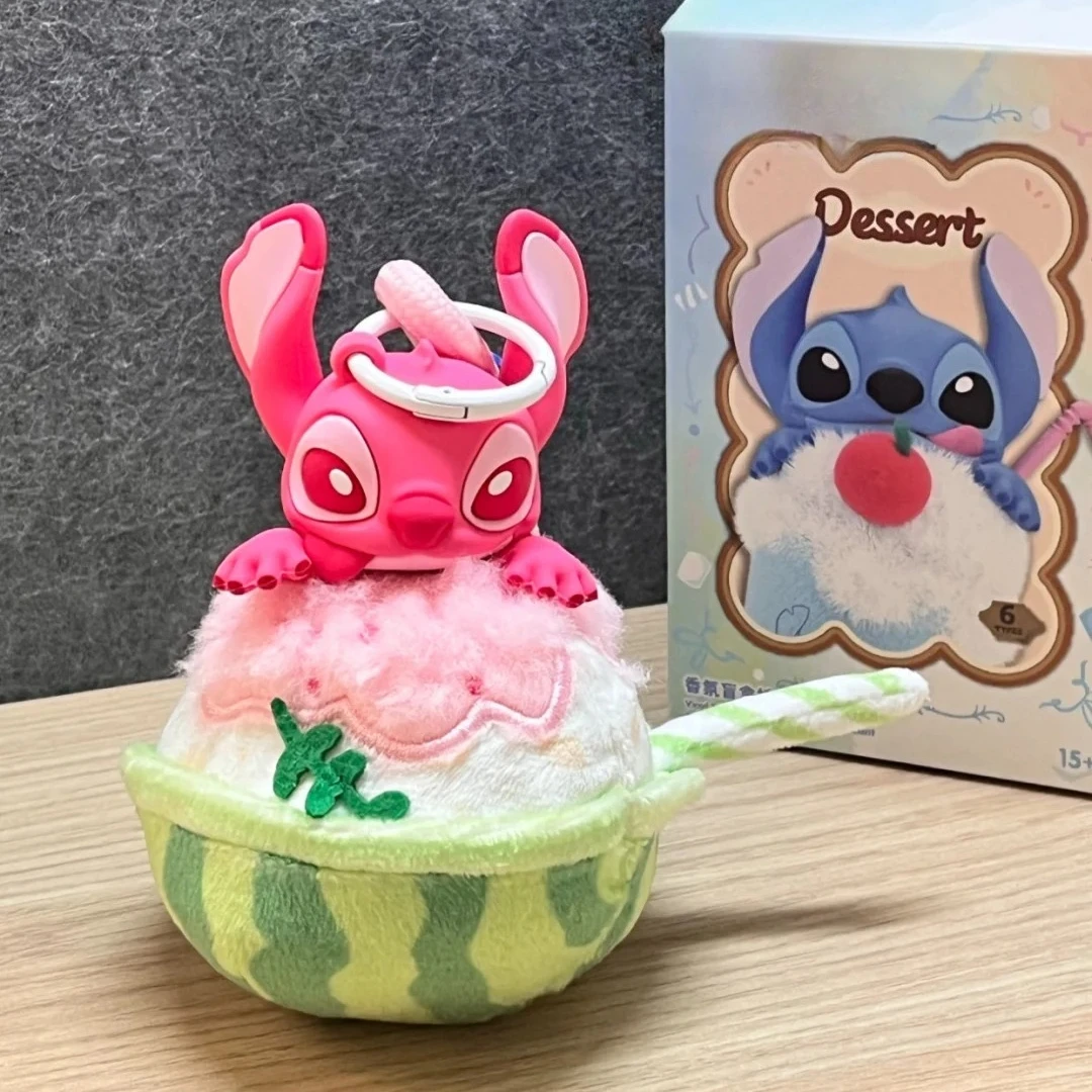 Stitch Dessert Blind Box Vinyl Plush Fragrance Cute Action Figure Pendant Keychain Mystery Bag Collection Toy Birthday Gifts