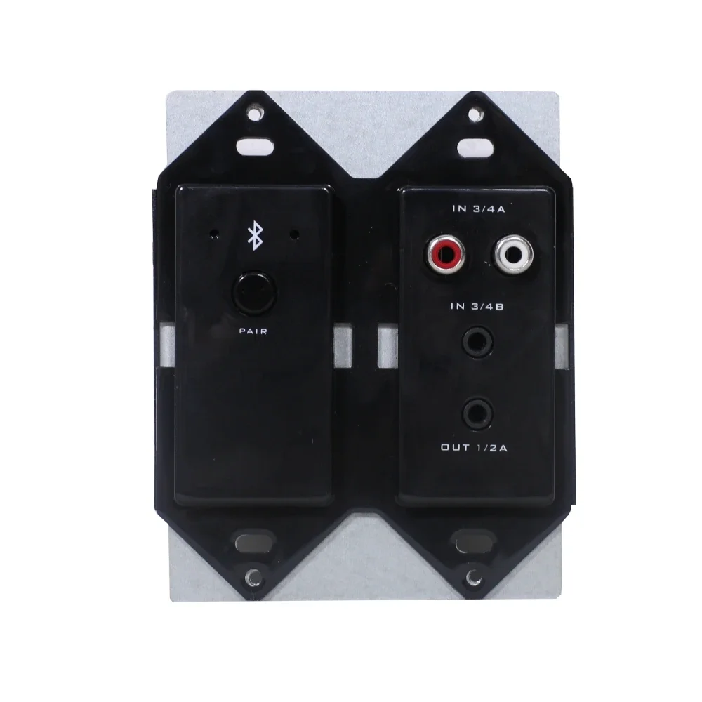 Pro Audio Dante Blue-tooth 5.0 4 Channels Mini AES67 in Wall Mounted Panel Controller With PoE Power Supply and  CAT5/6