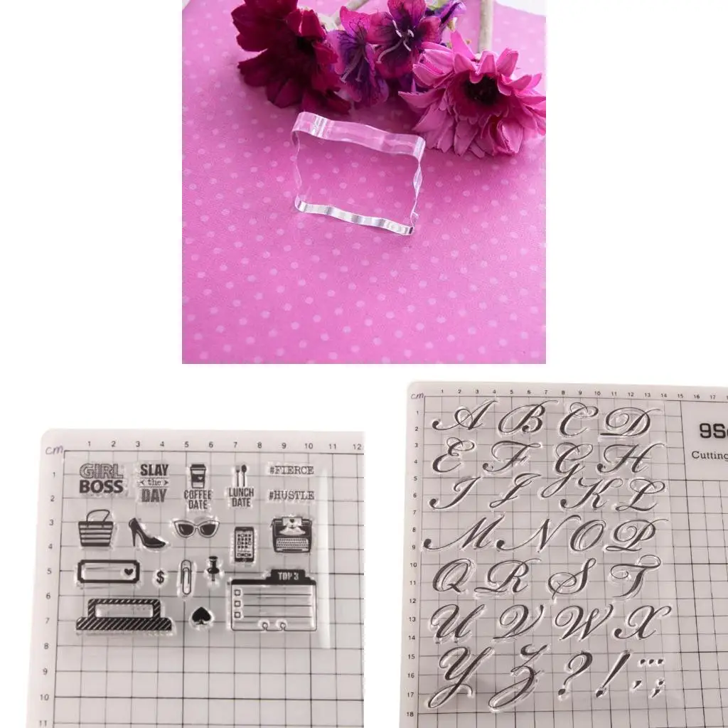 Fondant Cake Stamp with Back Plate for Cookies Biscuit Decorating Tool
