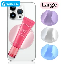 1PCS Large For Magsafe Lip Gloss Lipstick Phone Holder Built-in Mirror Silicone Magnetic Stand For IPhone Universal Bracket