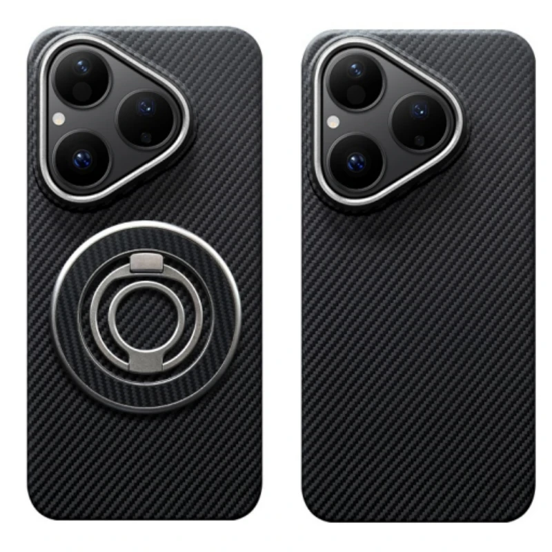 

Магнитный чехол из углеродного волокна для Huawei Pura 80 Ultra Pro Plus, тонкий, тонкий, арамидный, устойчивый к царапинам, противоударный, совместимый с MagSafe