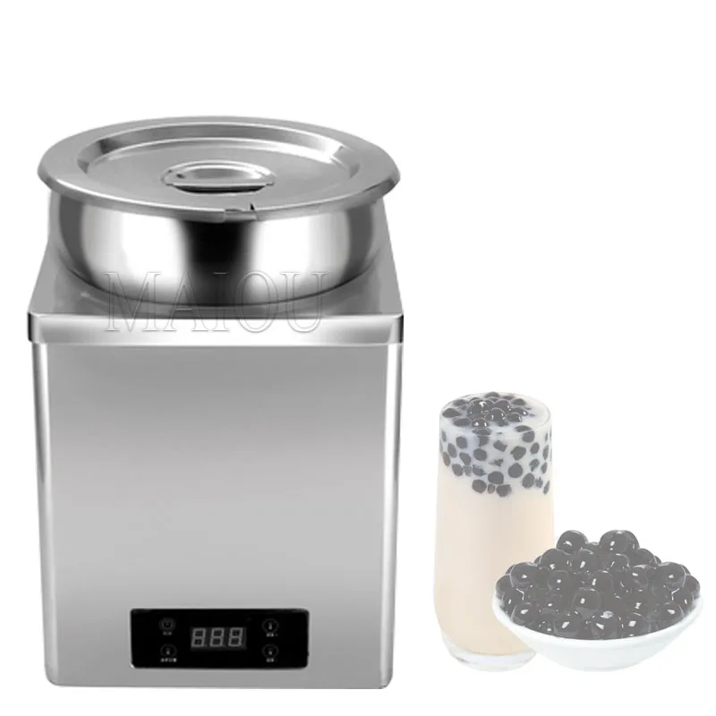 

3L Pearl warmer Tapioca machine Boba Insulation pot for milk tea shop Stainless steel Electric Food warmer Pearl cooker Pot