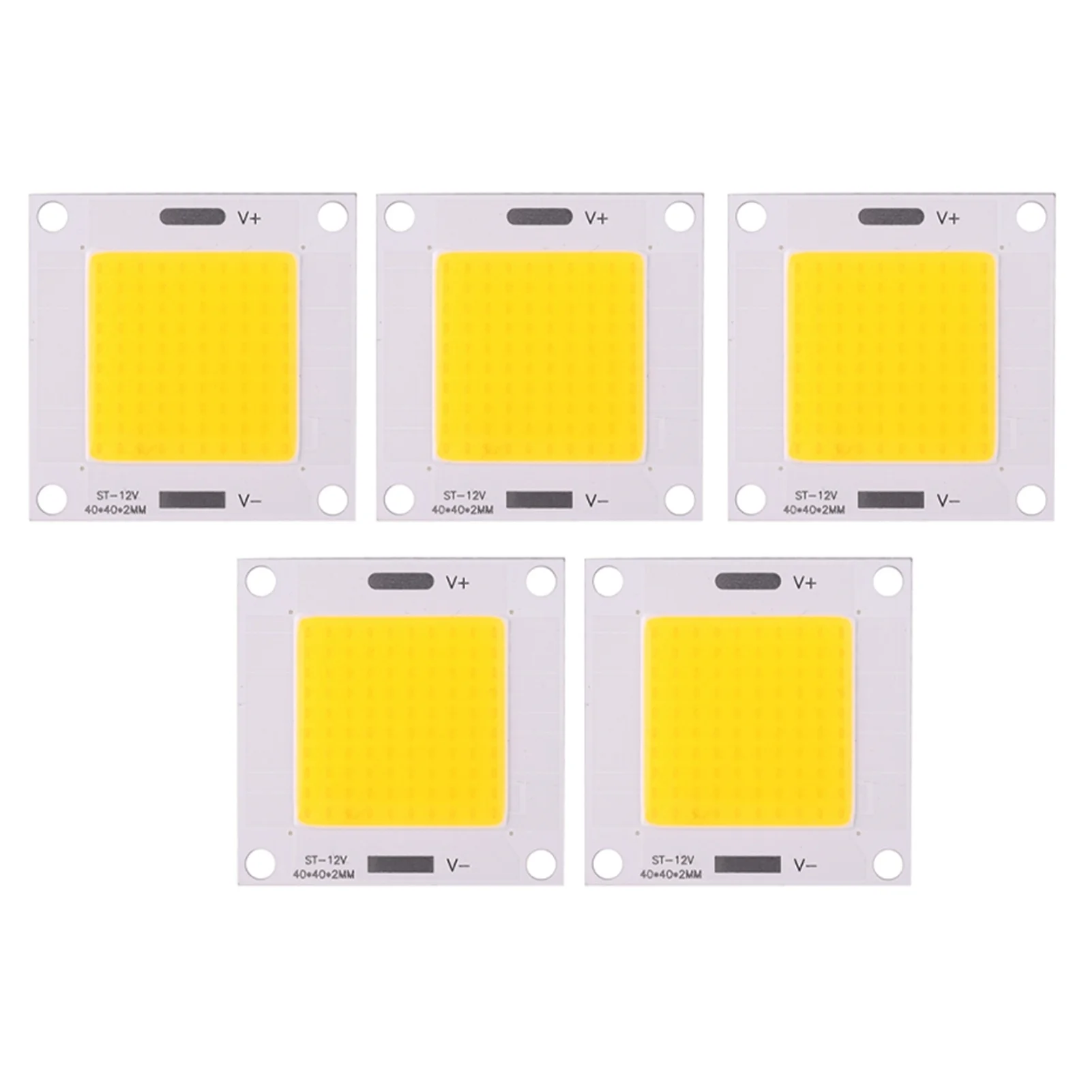 5pcs/set High Power 50W COB LED Integrated Lamp Chip for DIY Light Bulb Floodlight