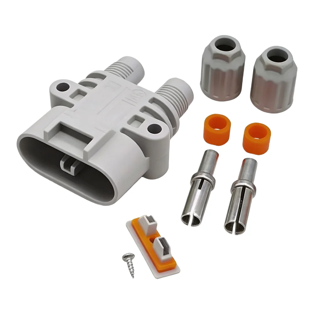Demanding Environments 120A Male Female Connector 1200V Electrical Connector Flame Retardant Material High Voltage Insulation