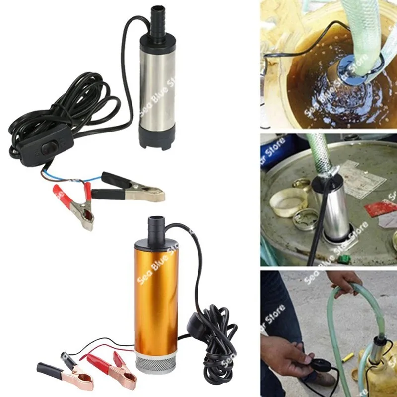 DC pump watering vegetables watering 12v24v   marine electric water pump battery car water  oil pump