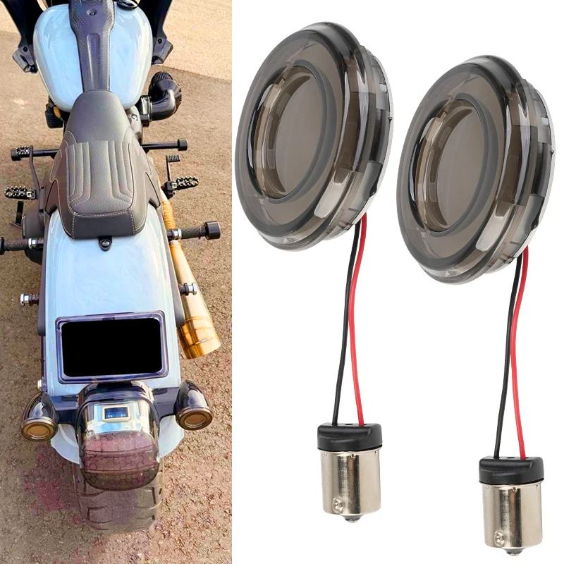 

Motorcycle LED Indicator Turn Signal 1156 Bullet Style Lamp For Harley Touring Road King Sportster XL Softail Dyna