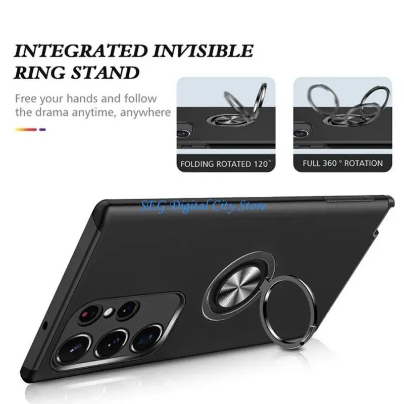 U75B Reinforced Impact Protections Phone Case Antislip Holder for S24
