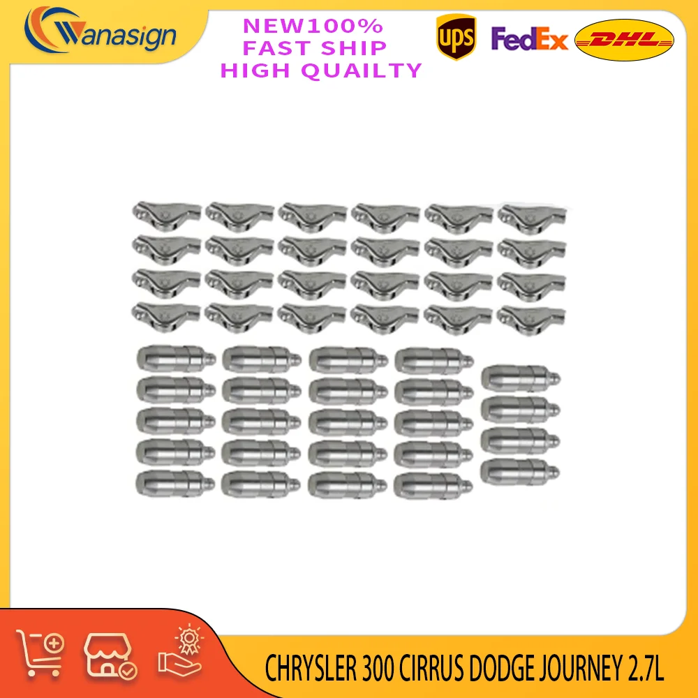 Juego de elevadores de válvulas y balancines de motor aptos para CHRYSLER 300 CIRRUS DODGE JOURNEY 2,7 L Gas FLEX V6 24V 2.7L EER 2V 3V 4V