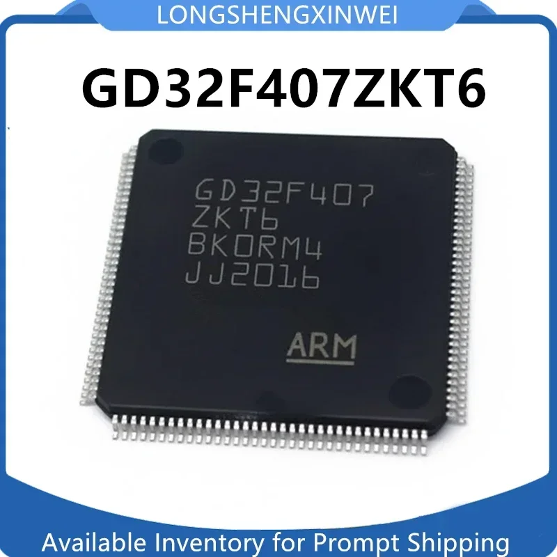 1PCS GD32F407ZKT6 GD32F407 New Package LQFP-144 Original 32-bit Microcontroller Chip IC