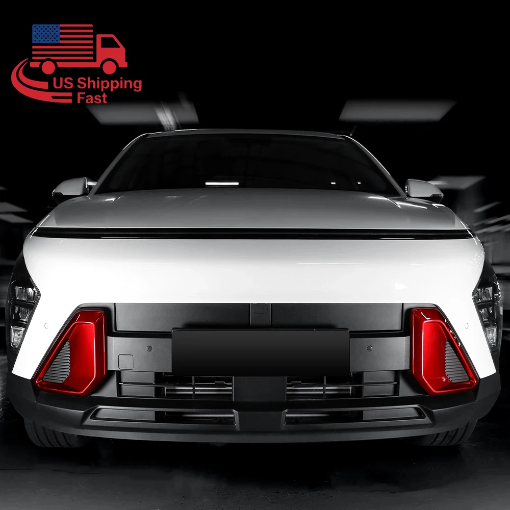 

Для Hyundai Kona SX2 2024-2026: накладки на передние противотуманные фары из карбона, внешние аксессуары