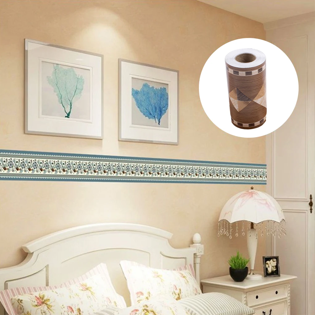 Decorative And Waterproof Wallpaper Border Stickers Made With PVC Non-toxic And Odorless