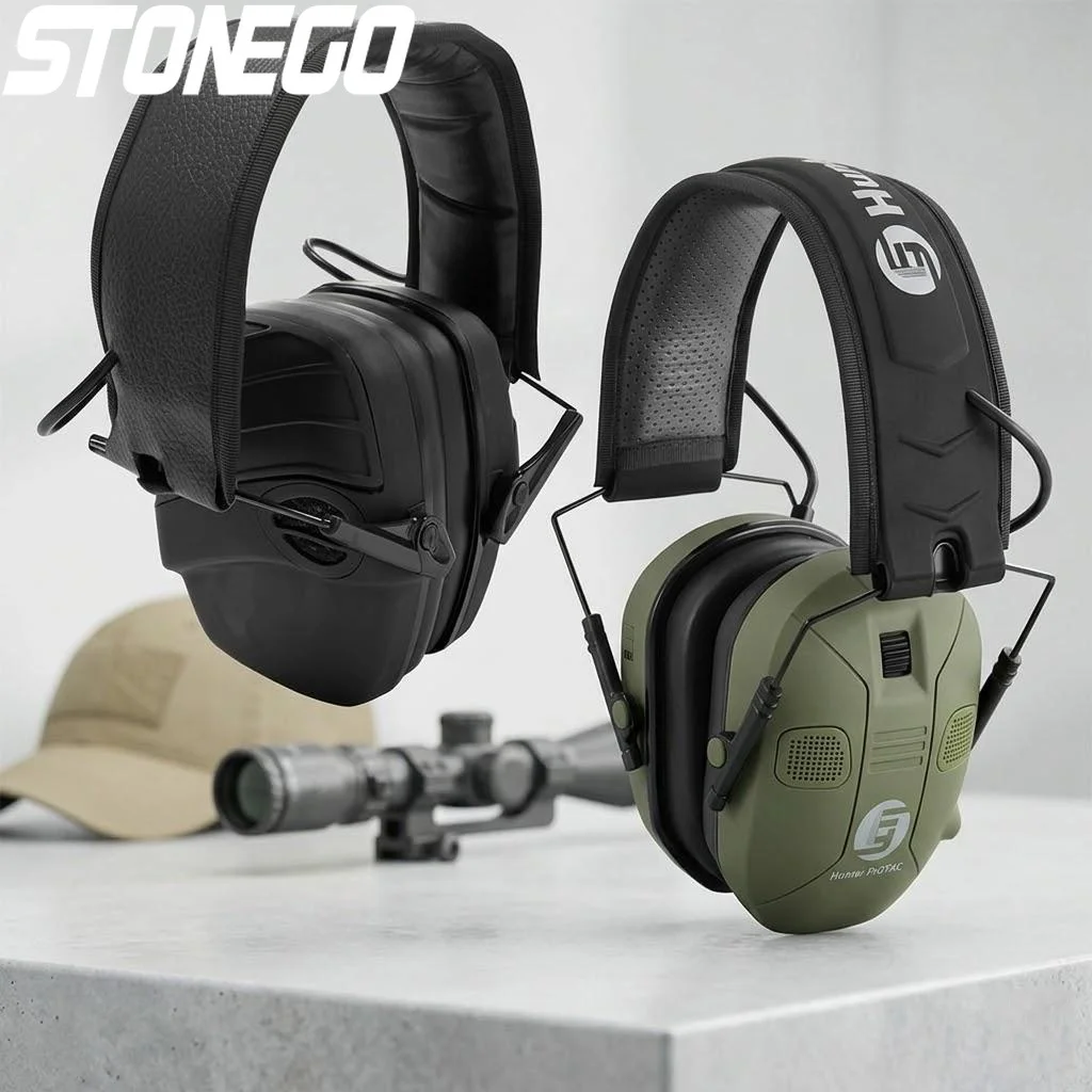 

Tactical Foldable Shooting Earmuffs Noise Cancelling Headphones Hearing Protection Comfortable Design High Quality