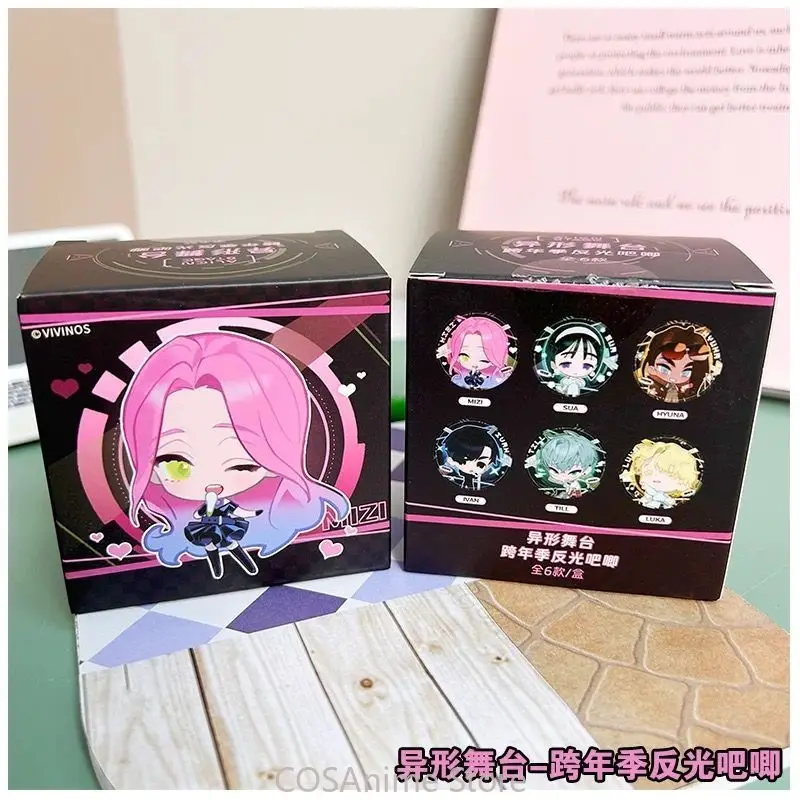 

Anime Game Alien Stage Ivan Till Sua Mizi New Year's Series Cosplay Tinplate Badge Itabag Button Brooch Decor Box Sets