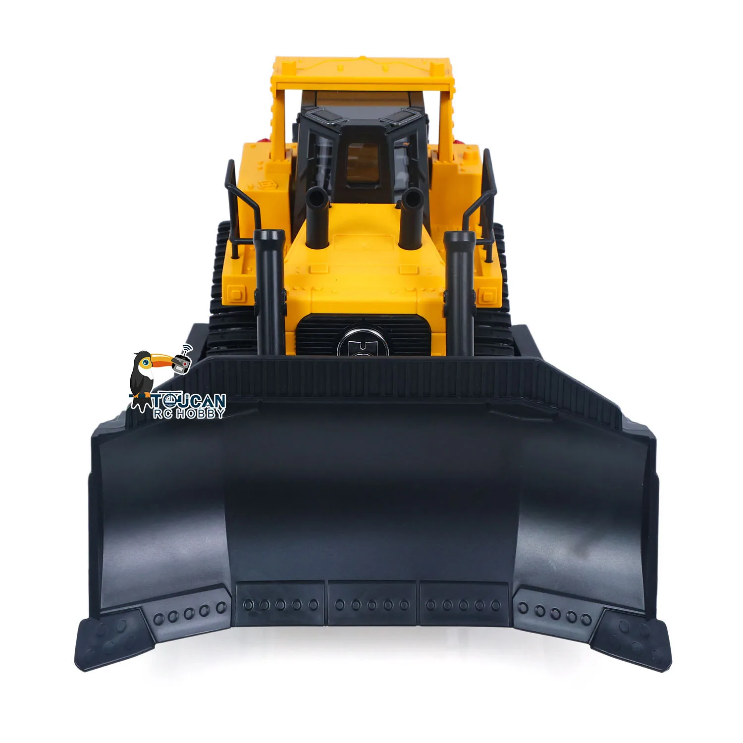 RC Bulldozer HUINA 1554 1/16 Elektrischer Ferngesteuerter Bulldozer RTR Metall-Ripper Lichteffekt Batteriebetriebenes Fertigmodell Geschenke – Detail 1