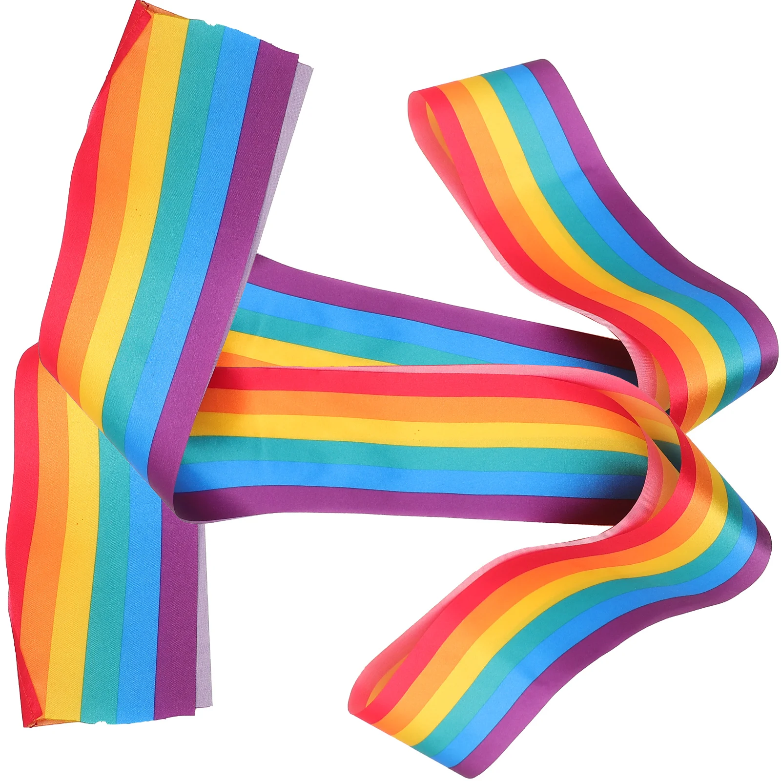 

2 Pcs Belt Pride Parade Accessories Rainbow Sash for Gay Lesbian Shoulder Strap Party