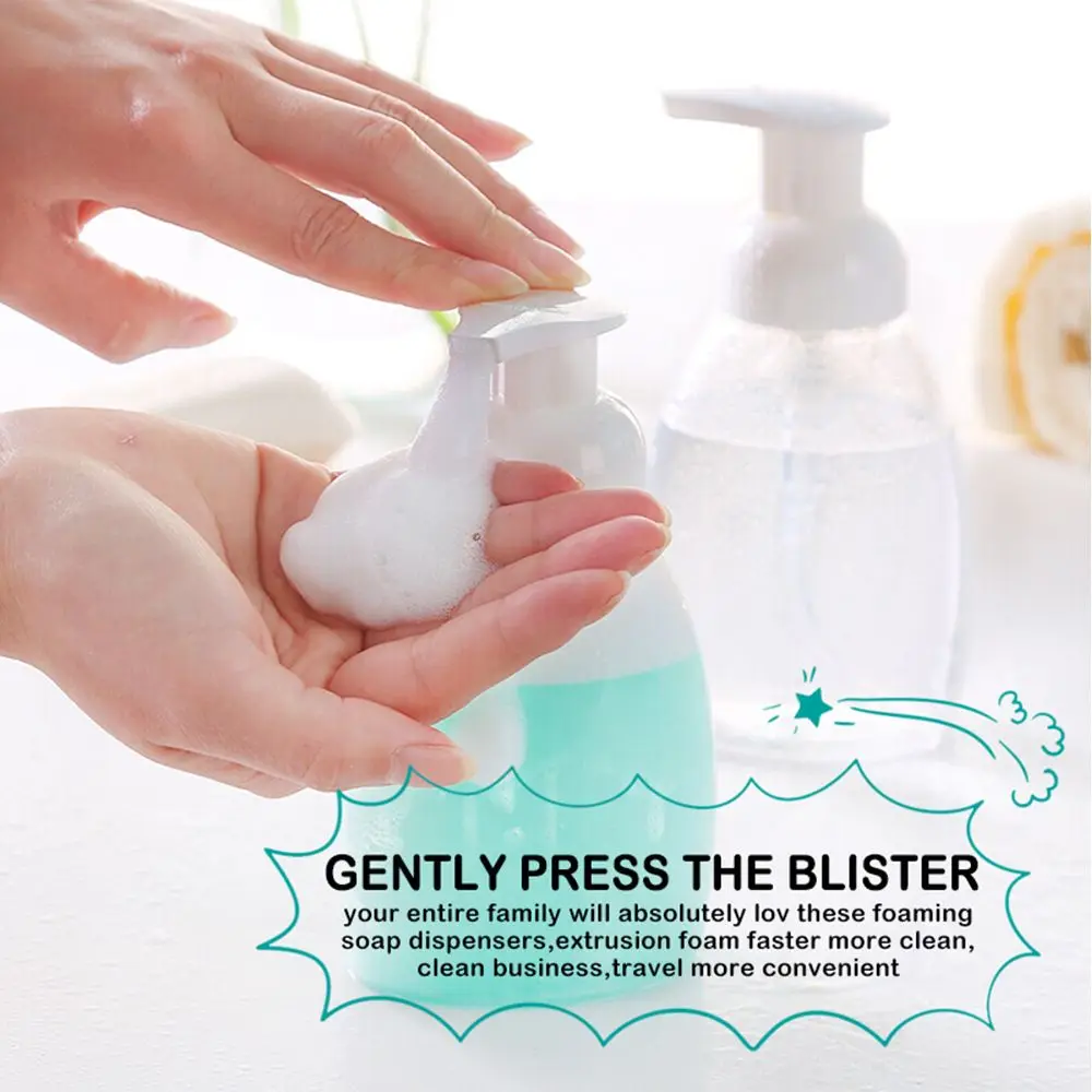

Face Lotion 300/250ml Liquid Travel Soap Makeup Foaming PET Container Foam Bottle Cosmetic Pump Bottle