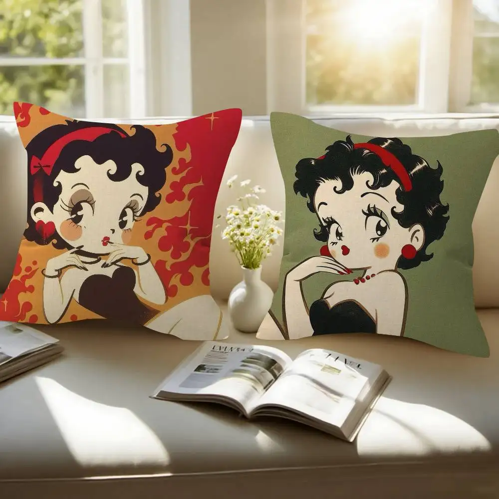 Pillow Anime Pillow Sofa Bed Head Pillow Cover Cushion Cover Fashion ANIME cute B-Betty Boop