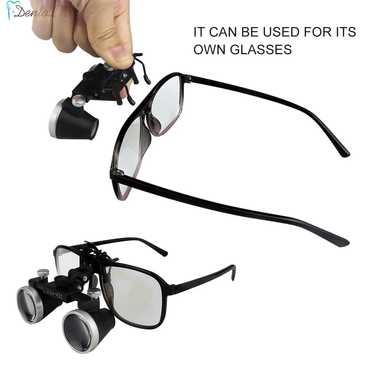 Binocular Magnifier with Clip Dental Loupes 2.5X 3.5X Dentist Tools Magnifying Glass Dental Dentisry Products Loupe Magnifier