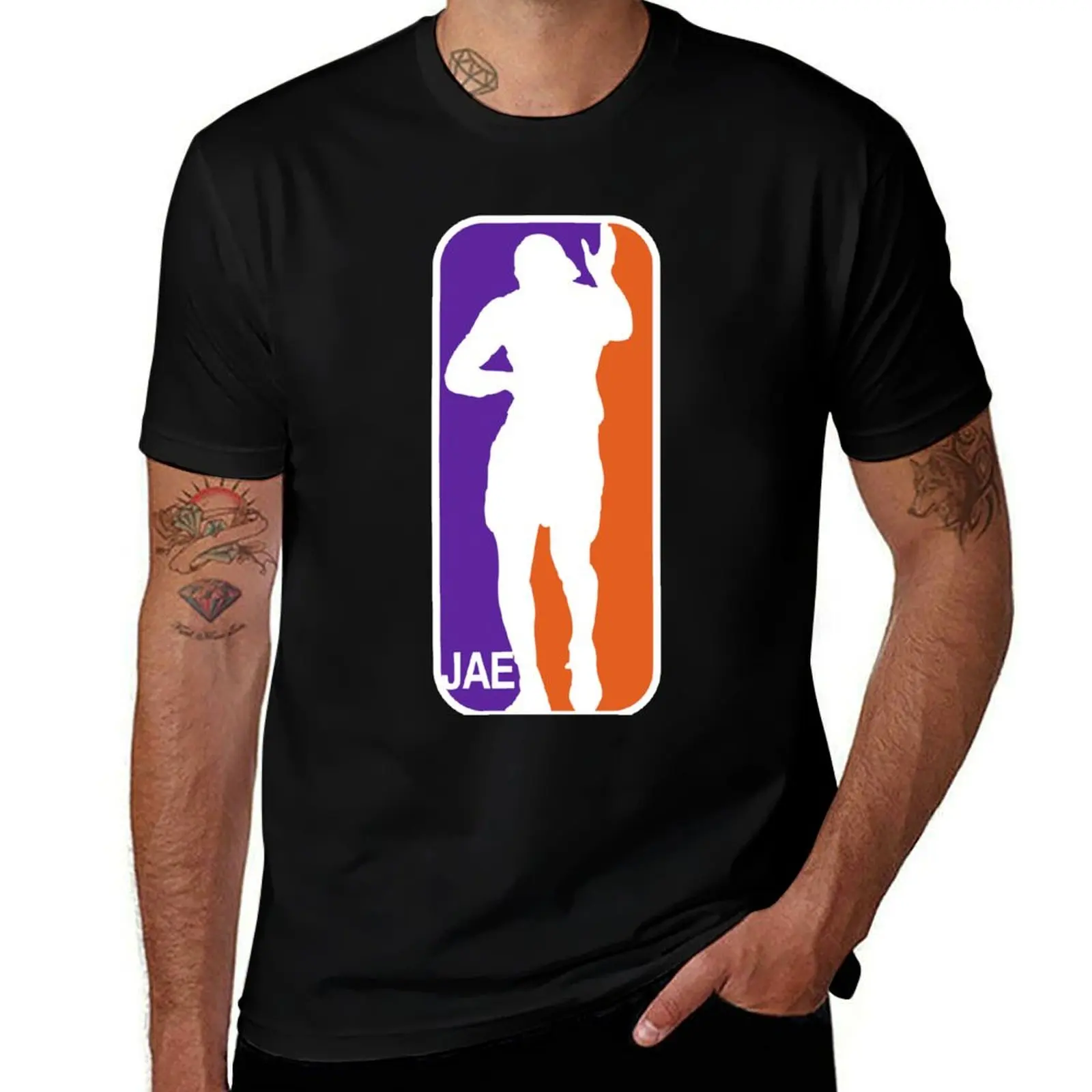 Jae Crowder Salsa Dance - Purple and Orange T-Shirt Plus Size Summer Short Sleeve T-Shirt