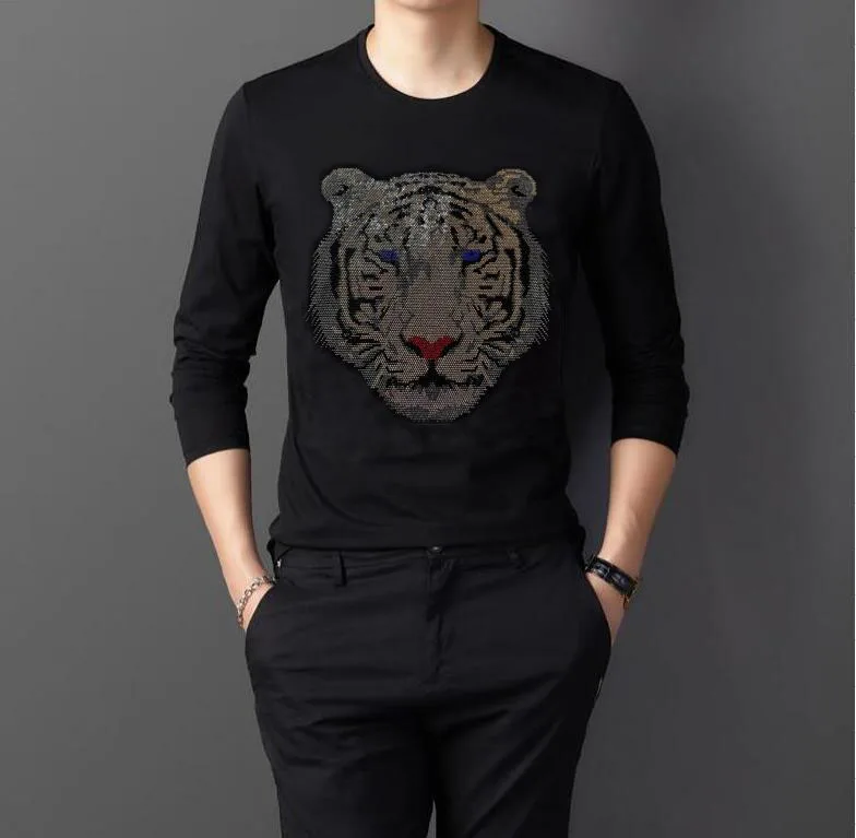 

2023 Pullover sweater for Men cotton Top Hip Hop drop shipping Rhinestones