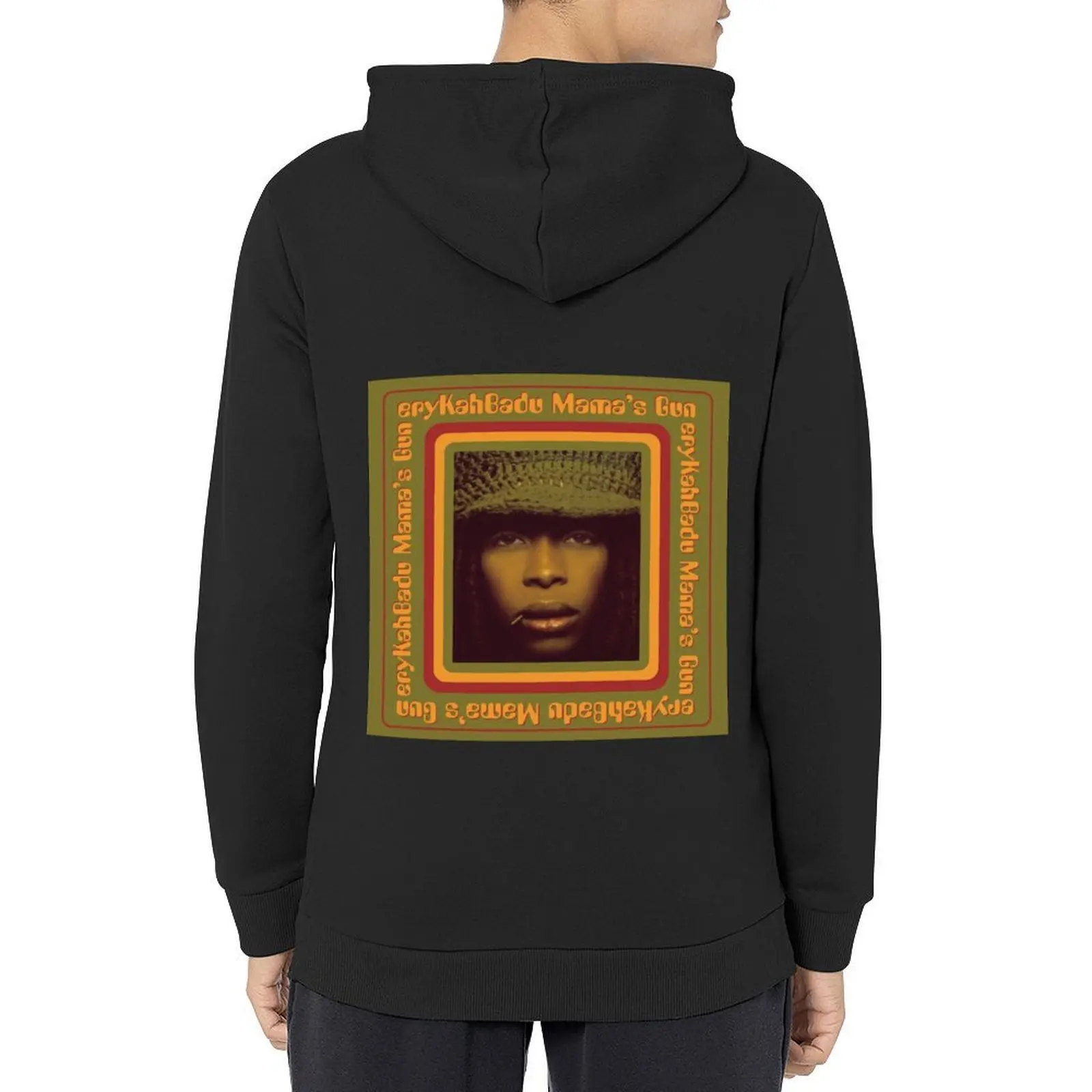 

Erykah Badu mamas gun Hoodie autumn men's coat hooded shirt men's clothes men's hoodie sweatshirt