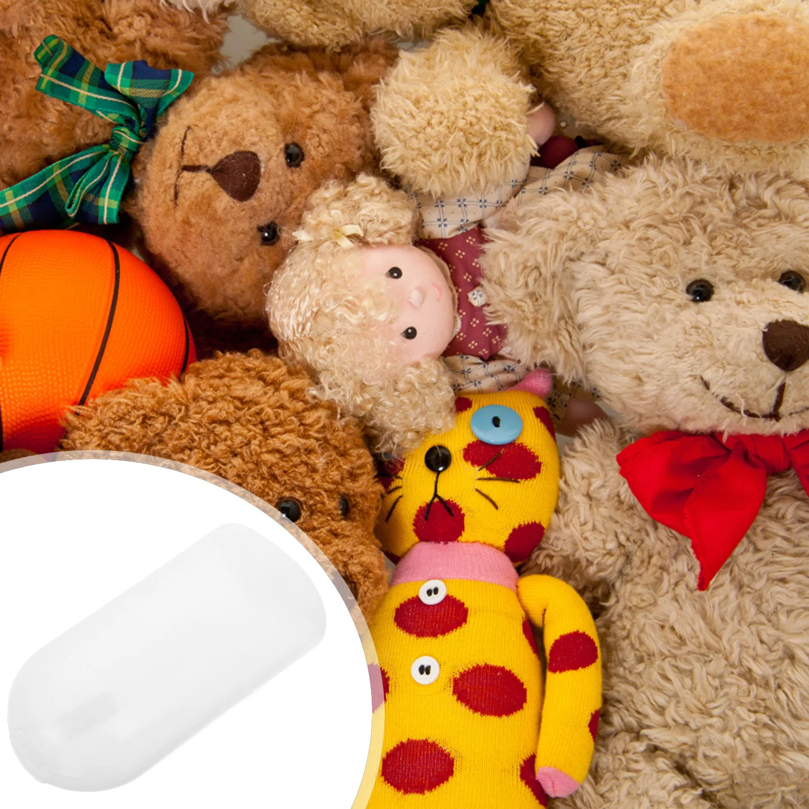 

10 шт. овальных пластиковых звуковых вставок-пищалок для ремонта мягких игрушек, DIY-проектов, детского сада и домашнего использования