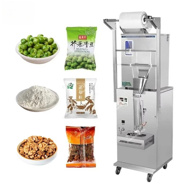 

DZD-320B 500g Packing Chips Grain Nut Chips Sugar Rice Spice Popcorn Coffee Snack Sachet Food Multi-Function Packing Machine