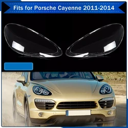 Voor Porsche Cayenne 2011-2014 Auto Koplamp Lens Shell Cover Lampenkap Shell Transparante Koplampen Lampcover
