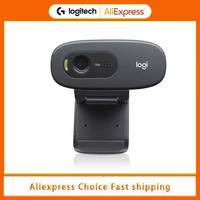 Logitech C270 HD Video 720P Webcam Built-in Micphone USB2.0 Mini Computer Camera for PC Laptop Video Conference Camera