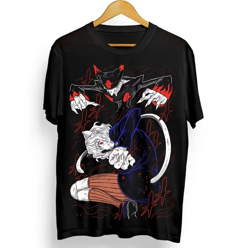 Trend Summer 2025 Cosplay Neutral Neferpitous T-Shirt Hunter X Hunter Manga Strip HXH Anime Tshirt Tee All Sizes Oversized
