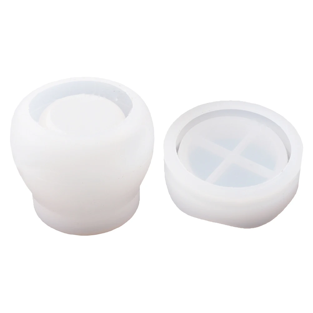 

Crystal Epoxy Mold Silicone DIY Storage Tank Molds Jewelry Box Casting Reusable Washable Long Life Handmade Crafts Pudding Jar