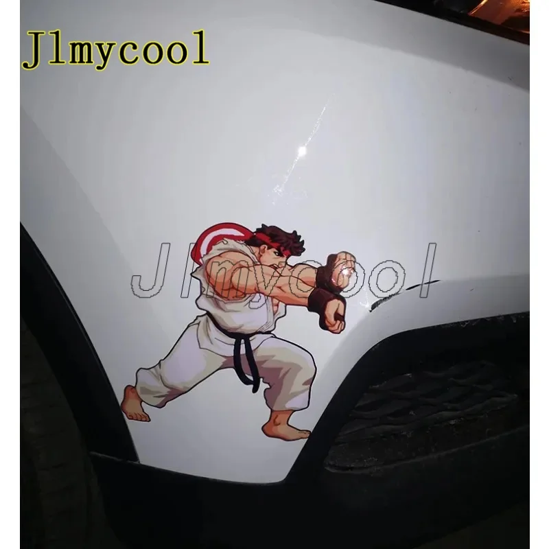 

Cartoon King of Fighters Street Fighter Game Anime Stickers Funny Creative Car Stickers Auto Bumper Decals To Cover Scratches