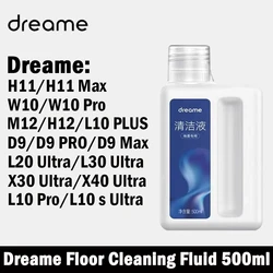 Original Floor Cleaning Solution  Dreame H11/H11 Max/H12/M12/W10/W10 Pro Vacuum Cleaner Spare Parts Cleaning Fluid 500ML