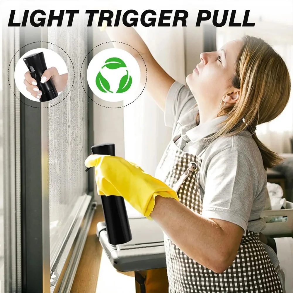 Reusable High-Pressure Spray Bottle Makeup Hairdressing Spray Bottle for Watering Plants Cleaning Home Kitchen Garden barbershop view 4