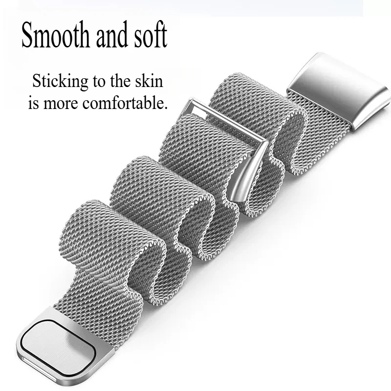 Миланский ремешок с петлей + металлический чехол для Xiaomi Mi Band 7 Pro, легкая регулировка, магнитный браслет, браслет для Mi Band 7 Pro, аксессуары